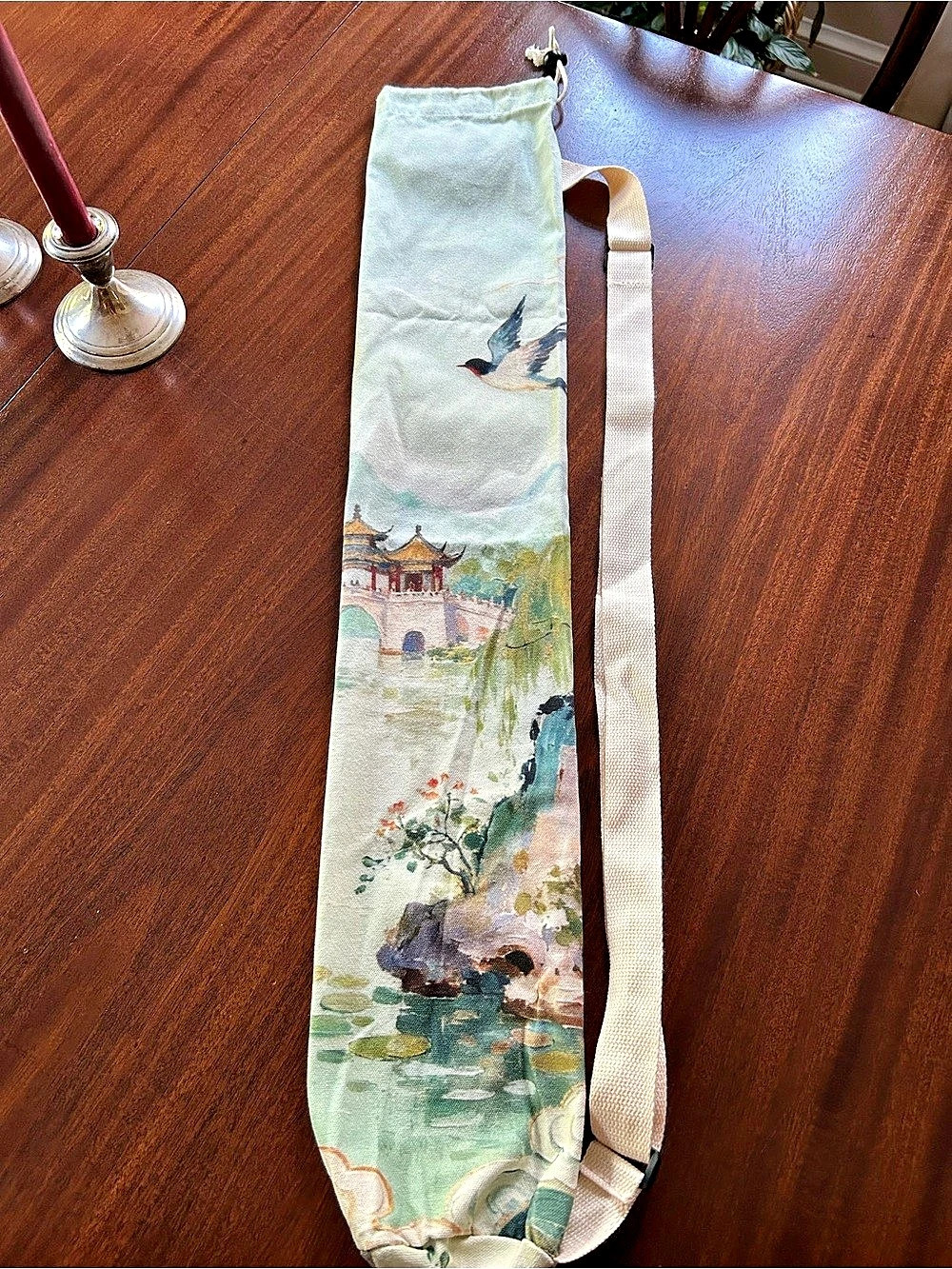 Mahjong Mat Carrying Bag with Strap
